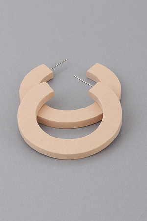 Simple Geometric Hoop Earrings