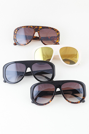 Modern All Around Gradient Oversized Sunglasses