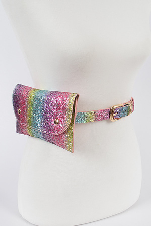Colorful Glitter Fanny Pack.