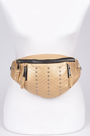 Studded Casual Fanny Pack