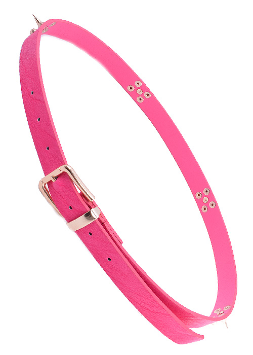 PB5966FU FUSCHIA skinny belt fu 966 - Belts