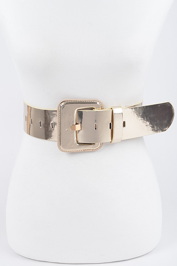 Gold mirror outlet belt