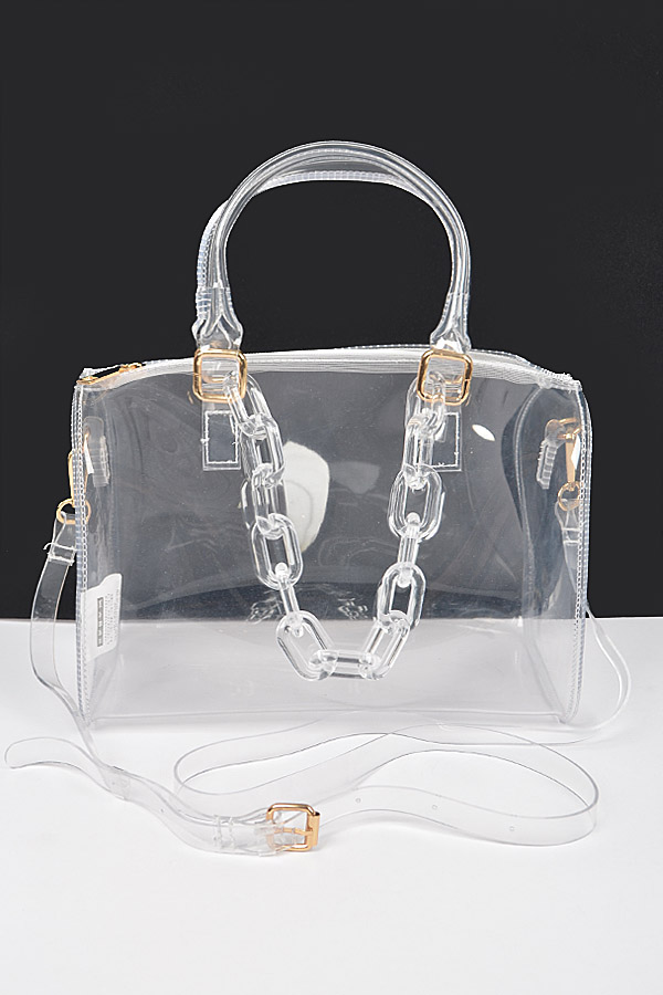 The Transparent Clutch Purse, Acrylic Bag See Through