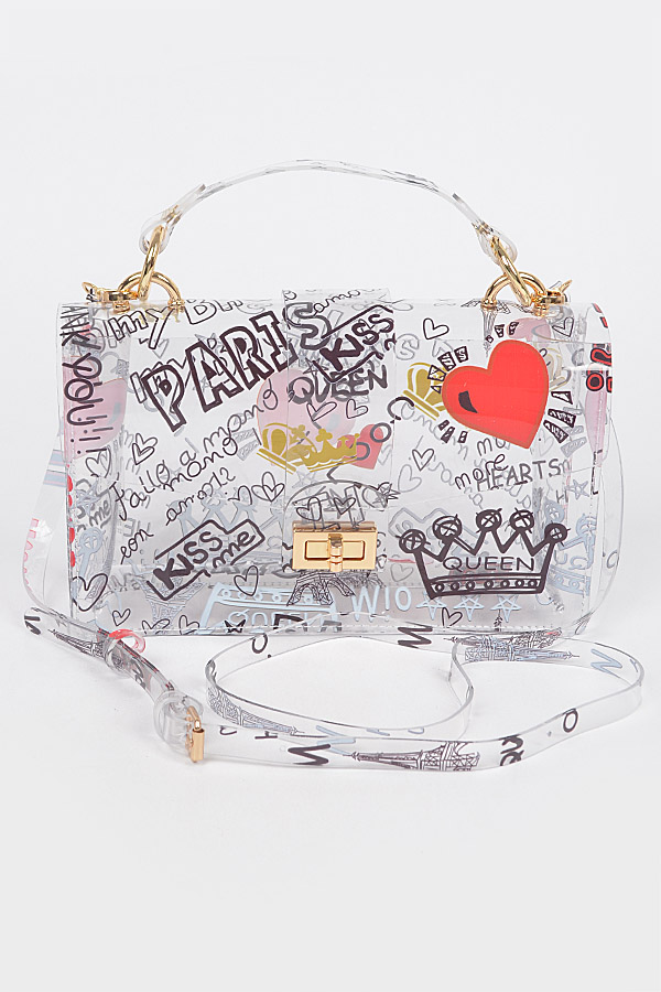 Graffiti 2025 clear bag