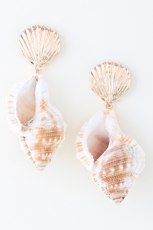 Profound Conch Shell Earrings