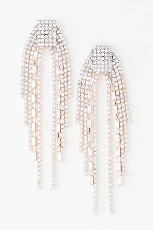 Bejeweled Crystal Drop Earrings