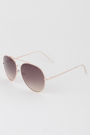 Tinted Aviator Sunglasses