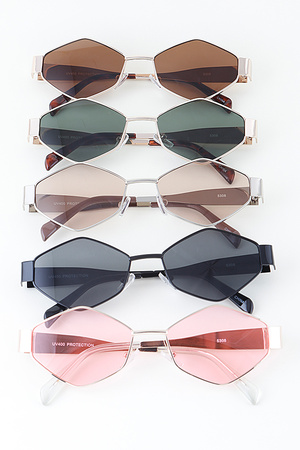 Minimal Wire Diamond Sunglasses