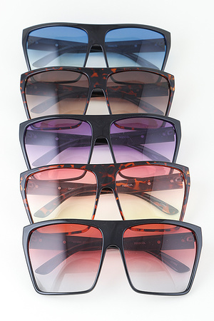 Bright Gradient Box Sunglasses