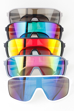 Curved Polycarbonate Shield Sunglasses