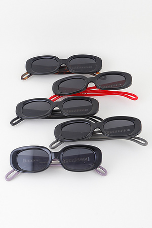 Unique Ring Chain Oval Sunglasses