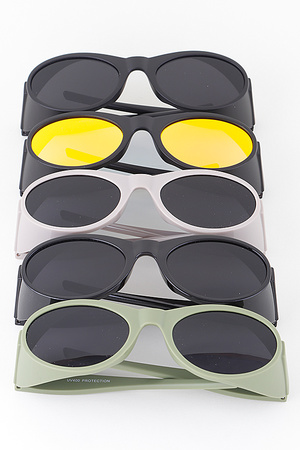 Modern Tinted Round Sunglasses