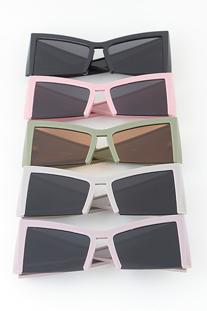 Modern Geometric Box Sunglasses