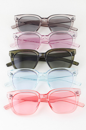 Clear Pastel Sunglasses