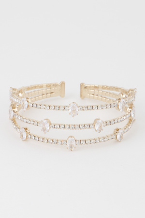 Cubic Rhinestone Bracelets