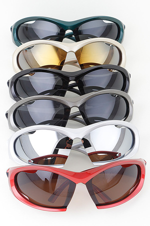 Sharp Cut Futuristic Sunglasses