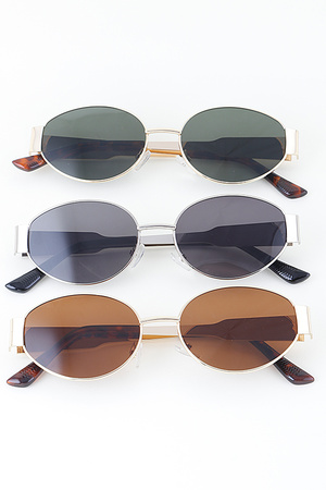 Modern Tinted Round Sunglasses