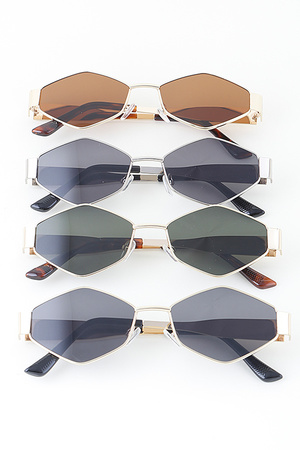 Modern Diamond Cut Sunglasses