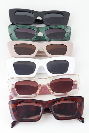 Minimal Classic Sharp Box Sunglasses