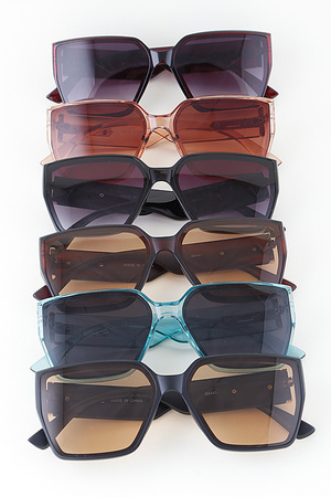 Modern Geometric Box Sunglasses