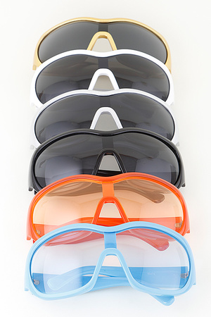 Bright Bubble Shield Sunglasses