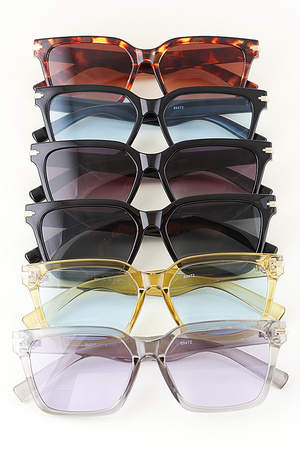 Modern Tinted Box Sunglasses