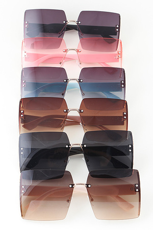 Quilted Double Bolt Sunglasses