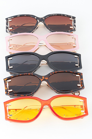 All Around Bolted Round Sunglasses