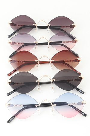 Modern Gradient Diamond Sunglasses