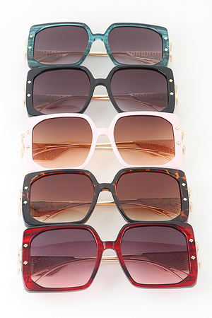 MK Honeycomb Box Sunglasses