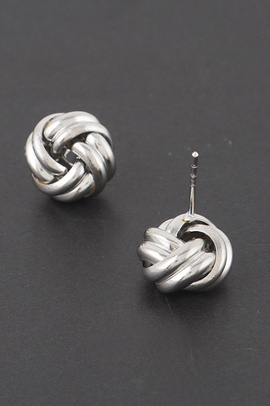 Tight Twisted Knot Earrings