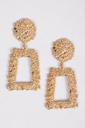 Hammered Day to Day Earrings.