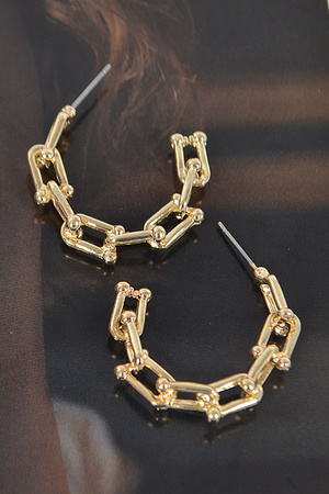 Chain Hoop Earring