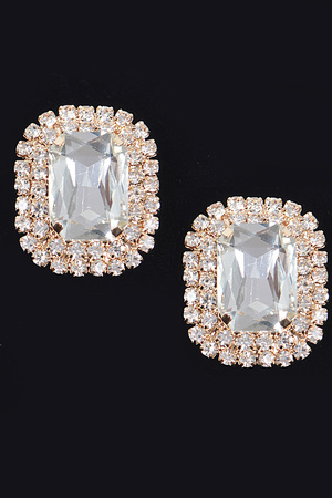 Rhinestone Stud Earring