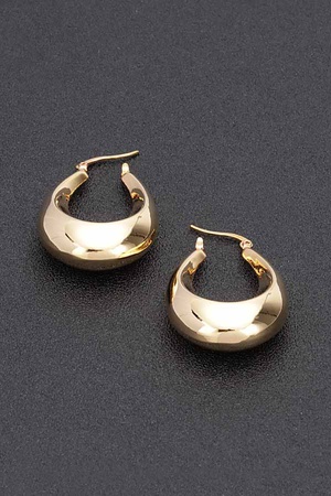 Metal Vintage Hoop Earring