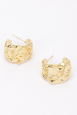 Gold Plated Metal Earring