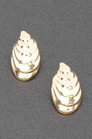 Gold Plated Metal Earring