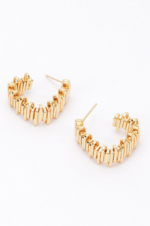 Gold Plated Metal Earring