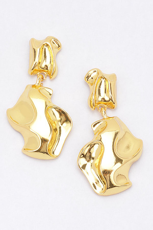 Gold Plated Metal Earring