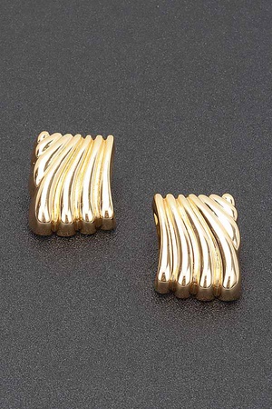 Gold Plated Metal Earring