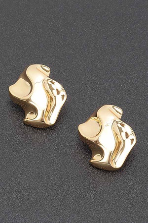 Gold Plated Metal Earring