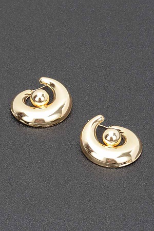 Gold Plated Metal Earring