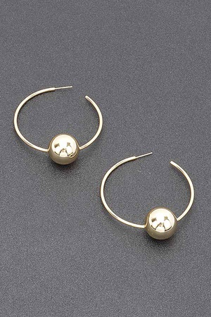 Gold Plated Metal Earring