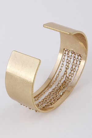 Chainlink Fashion Cuff Bracelets 9IAB1