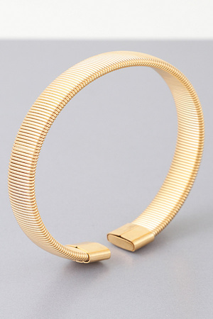 Multi Ribbed Cuff Bracelet