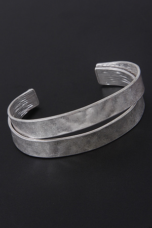 Two Line Antique Metallic Bracelet 8BCD1