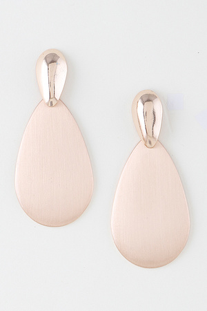 Modern Sleek Teardrop Earrings