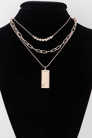 Multi Bar Chain Necklace