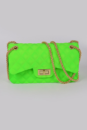 Jelly Classic Quilted shape Clutch