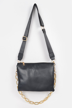 Double Chain Crossbody Bag